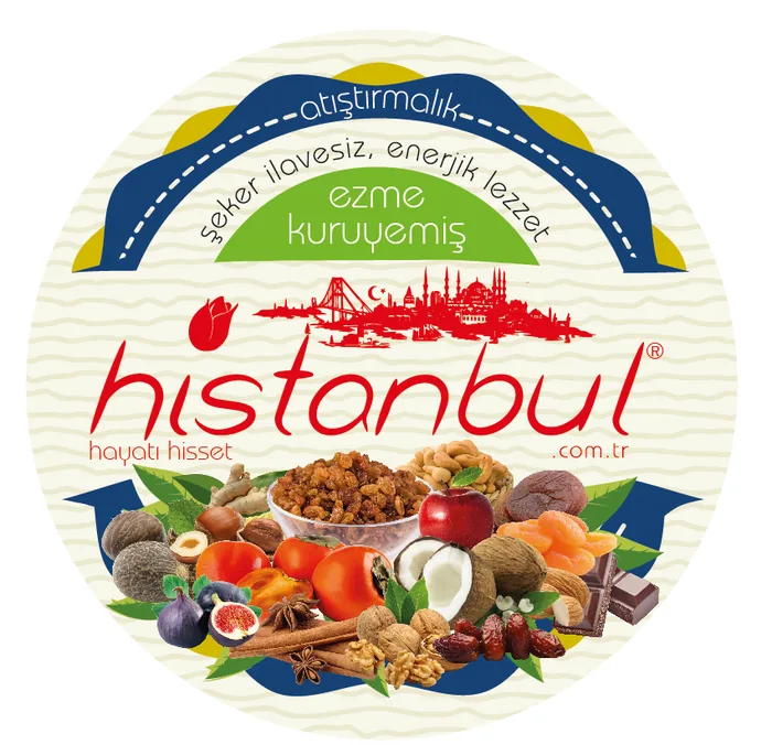 histanbul atıştırmalık ezme kuruyemiş ambalajı