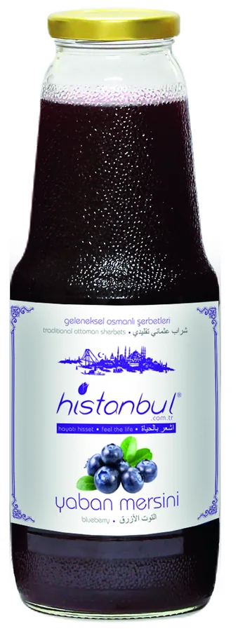 histanbul yaban mersini şerbeti, 1 lt cam şişe